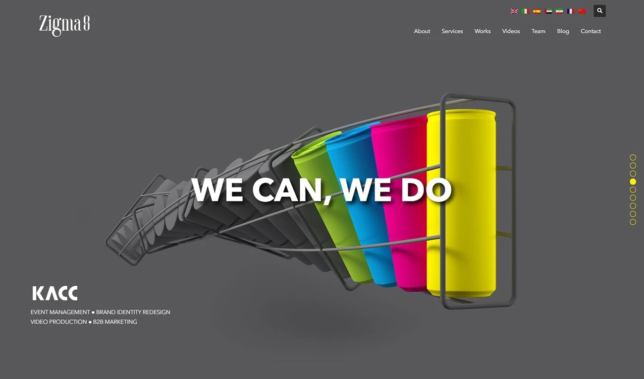 Zigma8 Advertising Agency Website