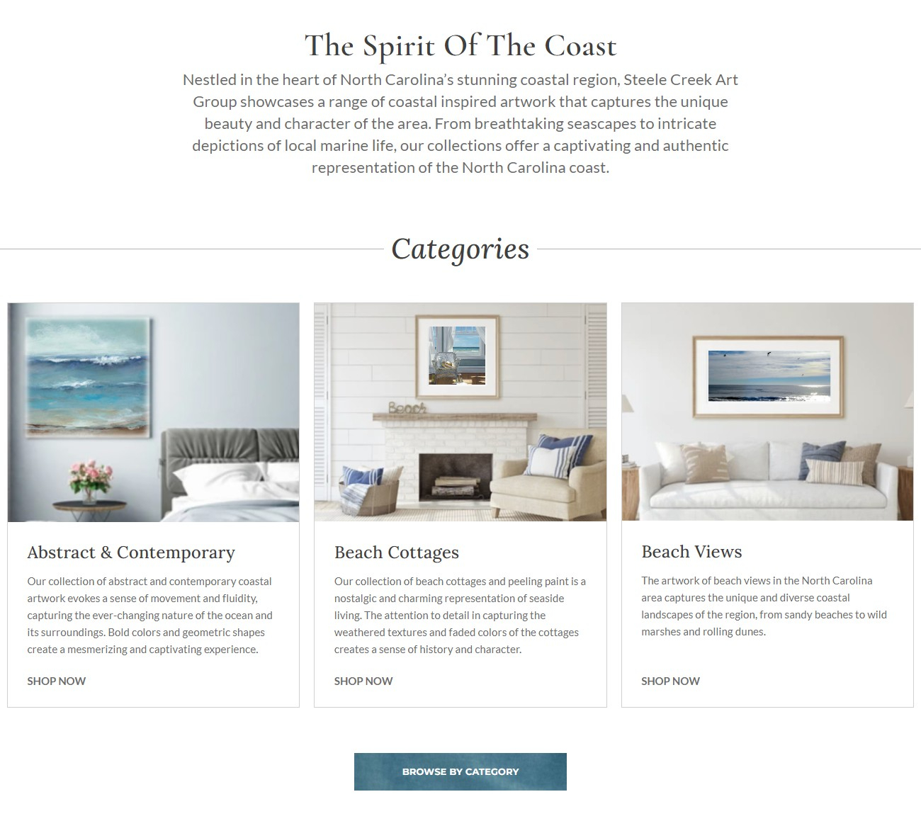 Steele Creek Art Website