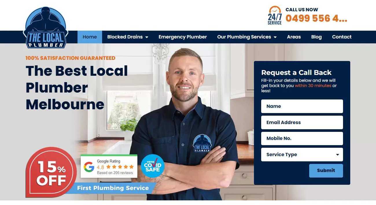 The Local Plumber Website