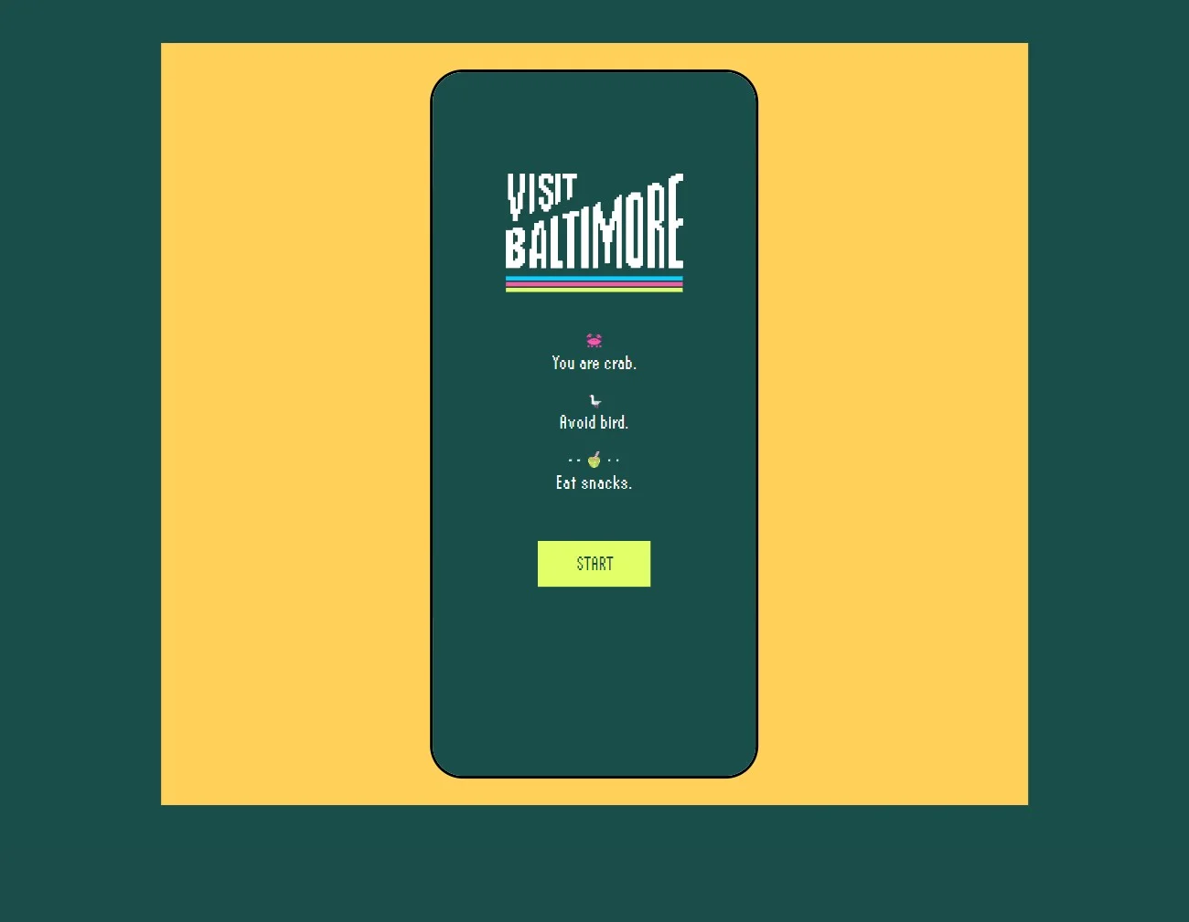 Visit Baltimore Maze Game