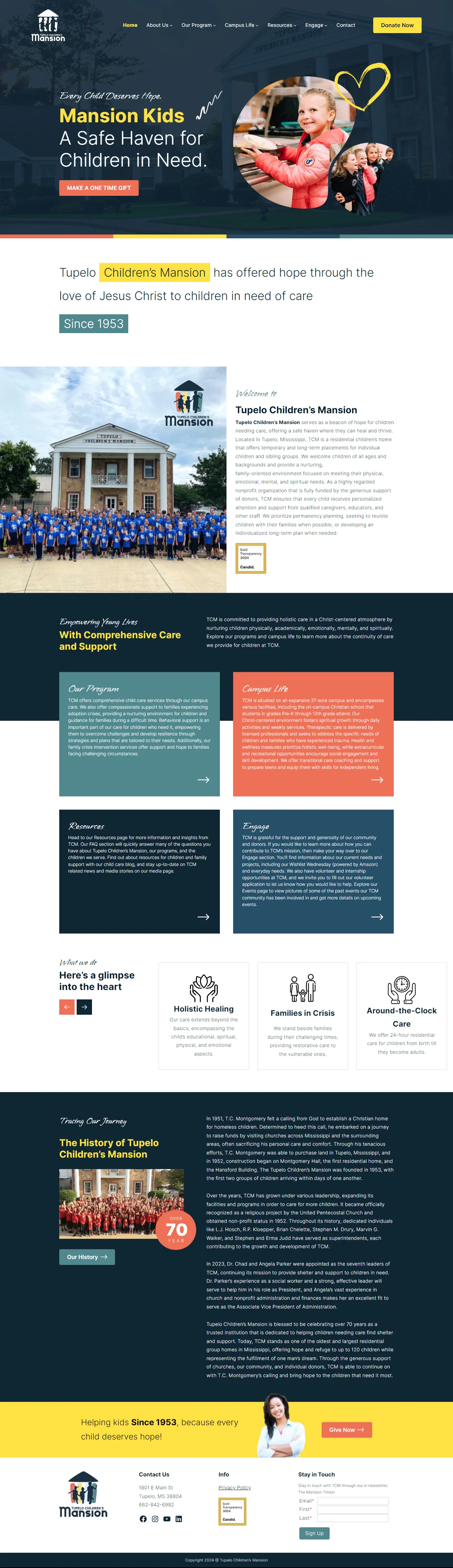 Tupelo Children's Mansion