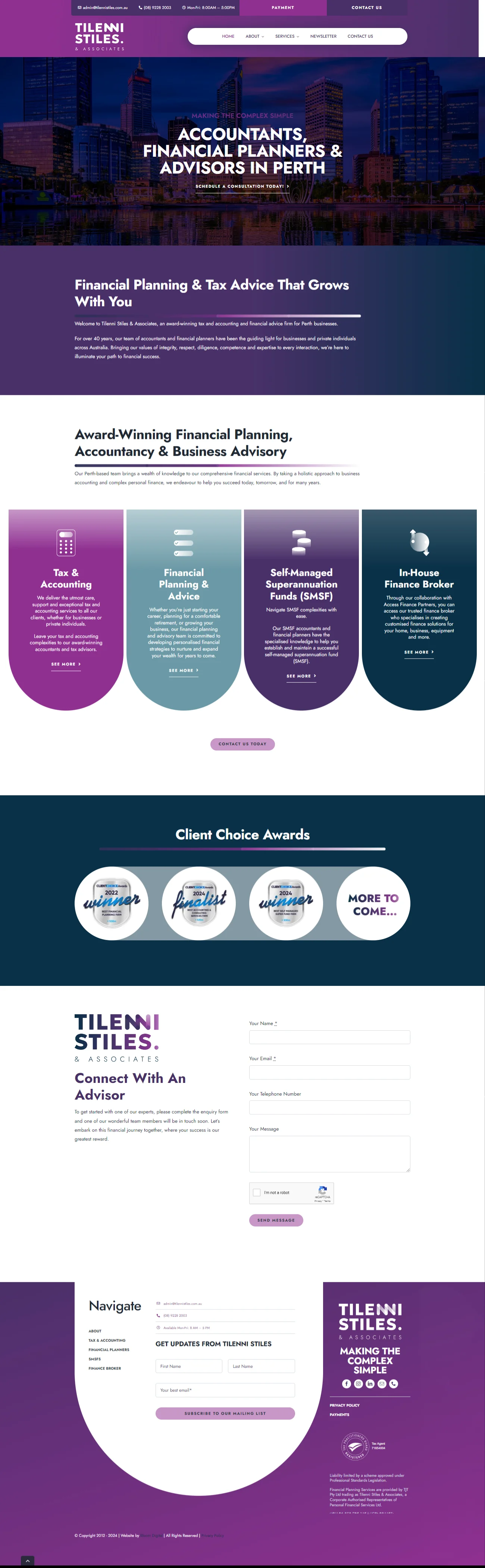 Tilenni Stiles - Brand & Website Redesign