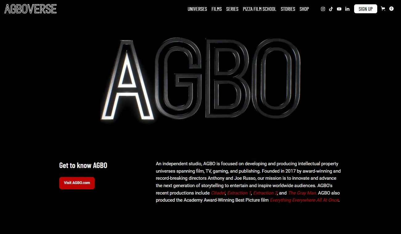 AGBOvers Website Redesign