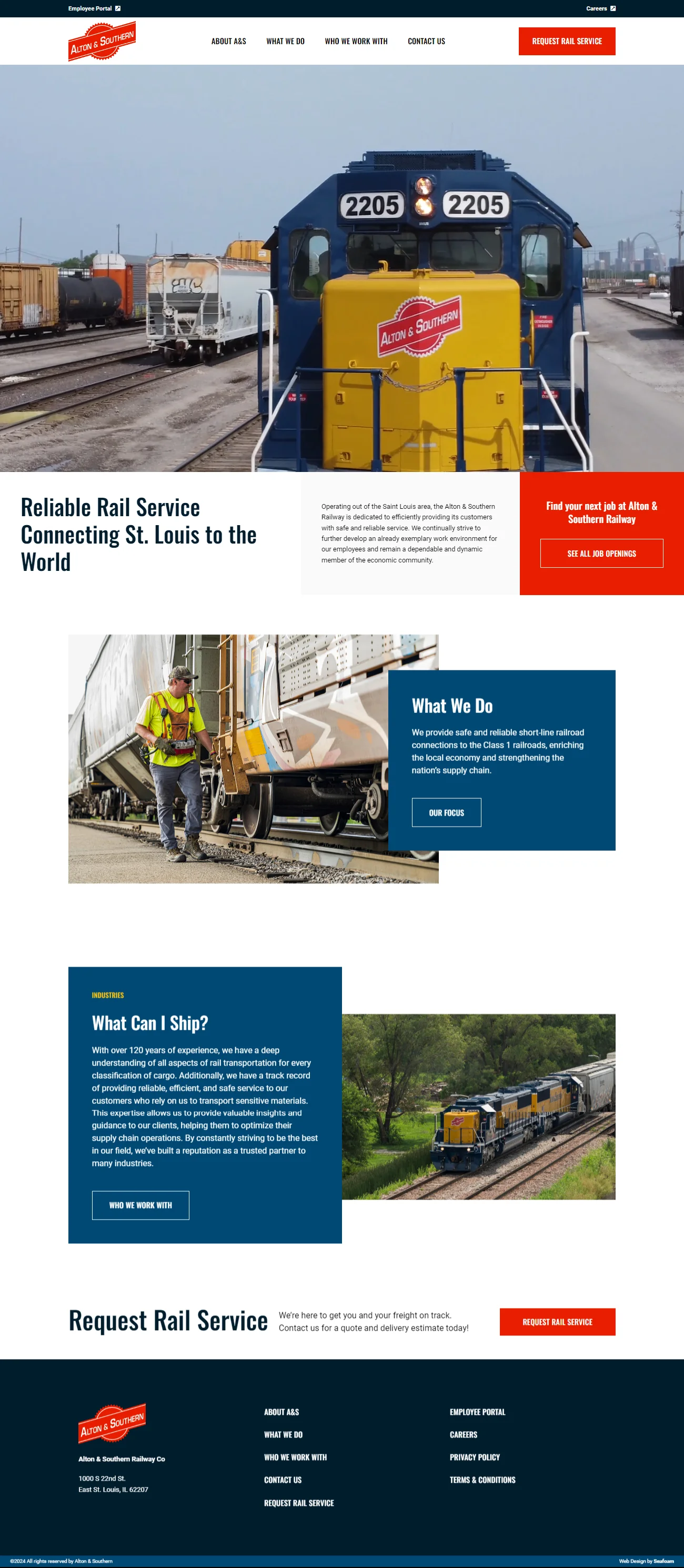 Alton & Southern Railway Website