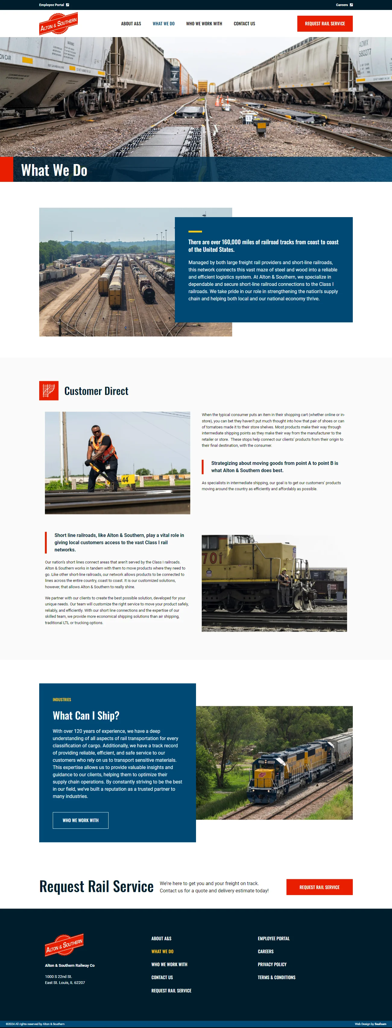 Alton & Southern Railway Website