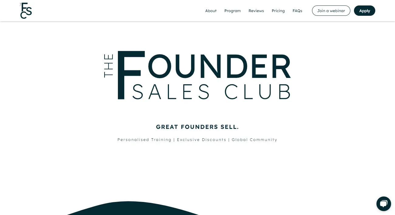 The Founder Sales Club