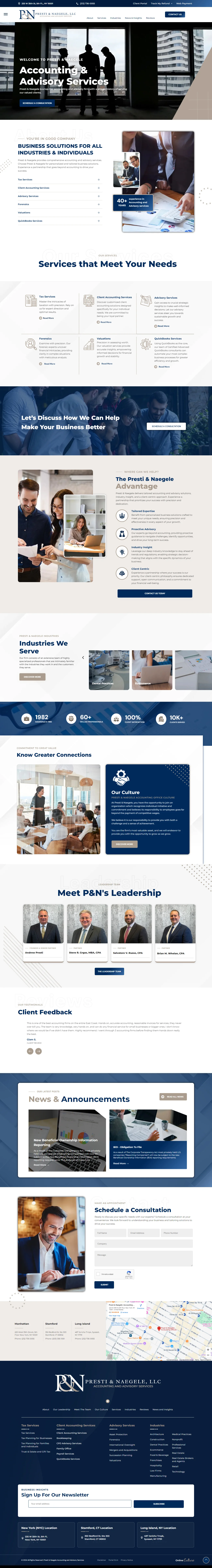 Presti & Naegele Website