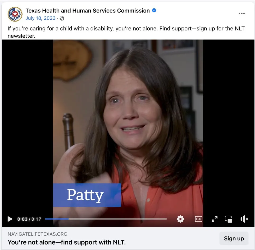 Navigate Life Texas (NLT) Campaign