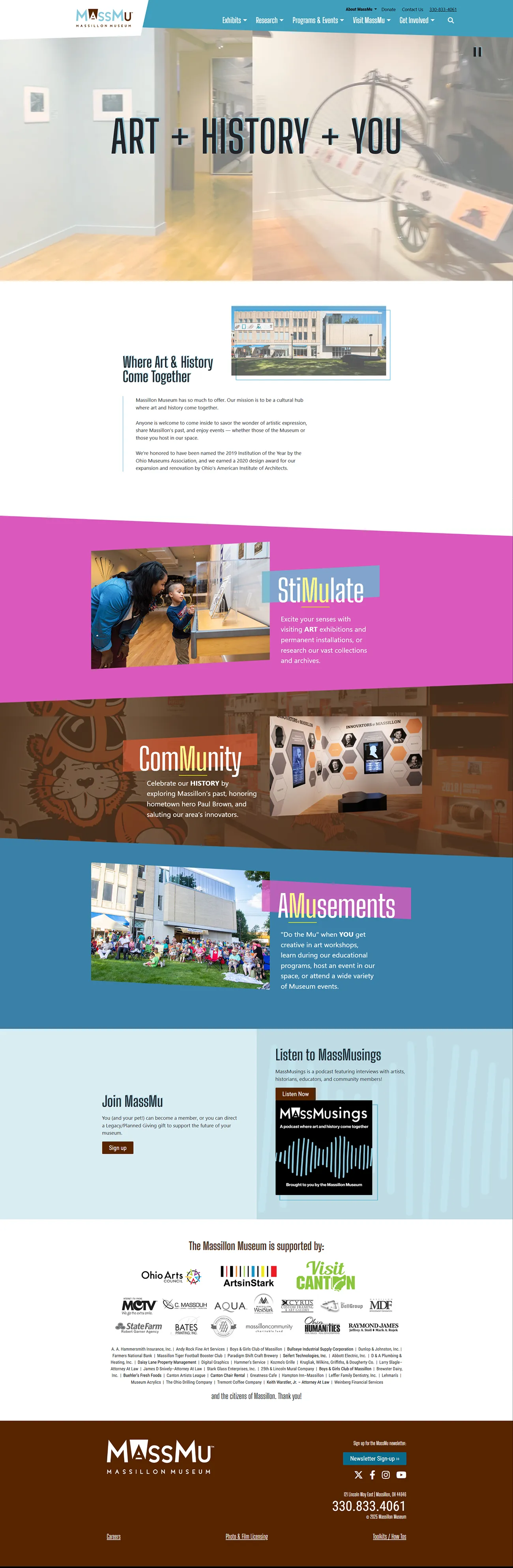 Massillon Museum Website