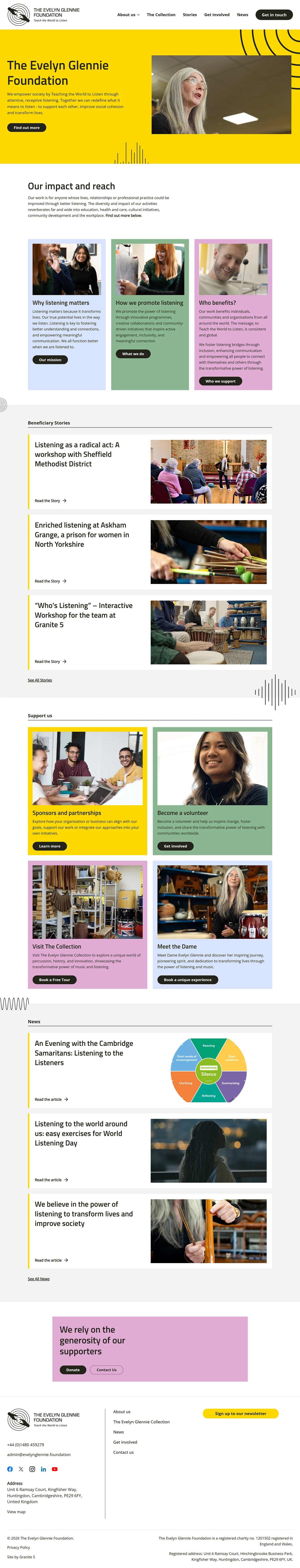 The Evelyn Glennie Foundation