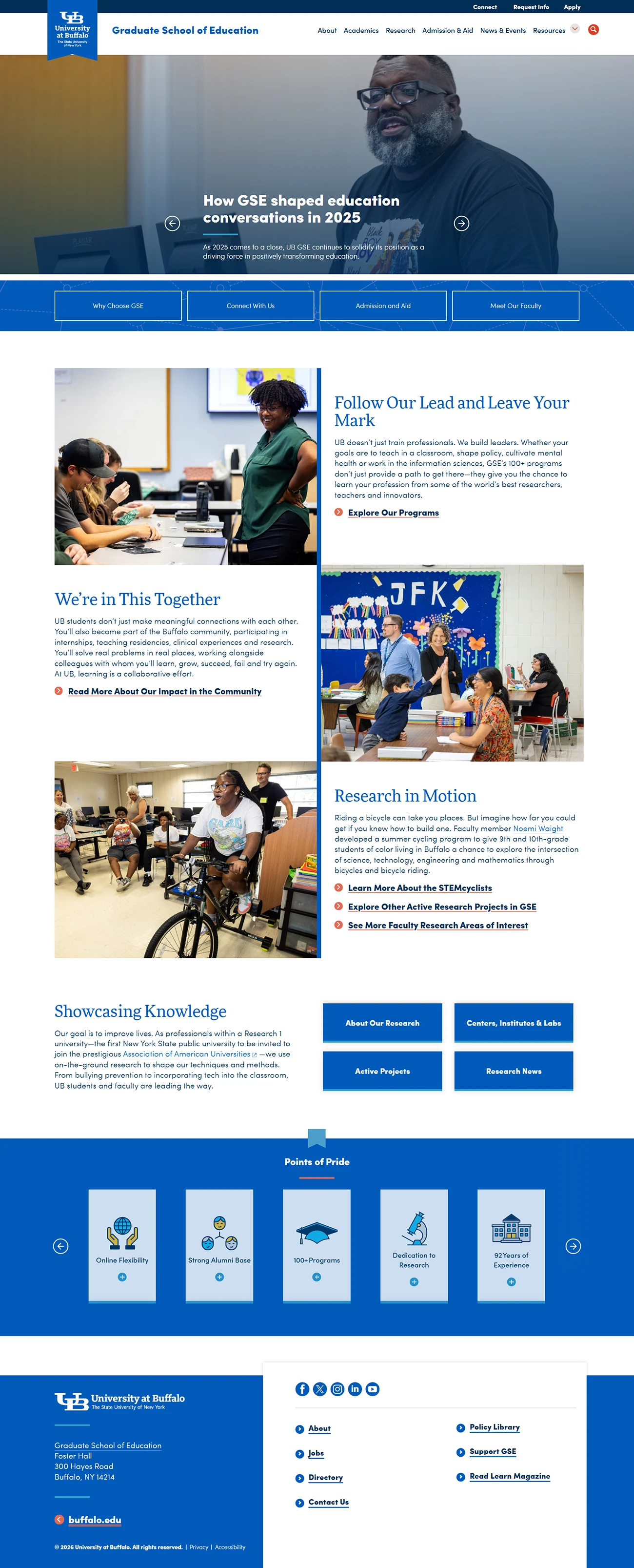 UB Graduate School of Education