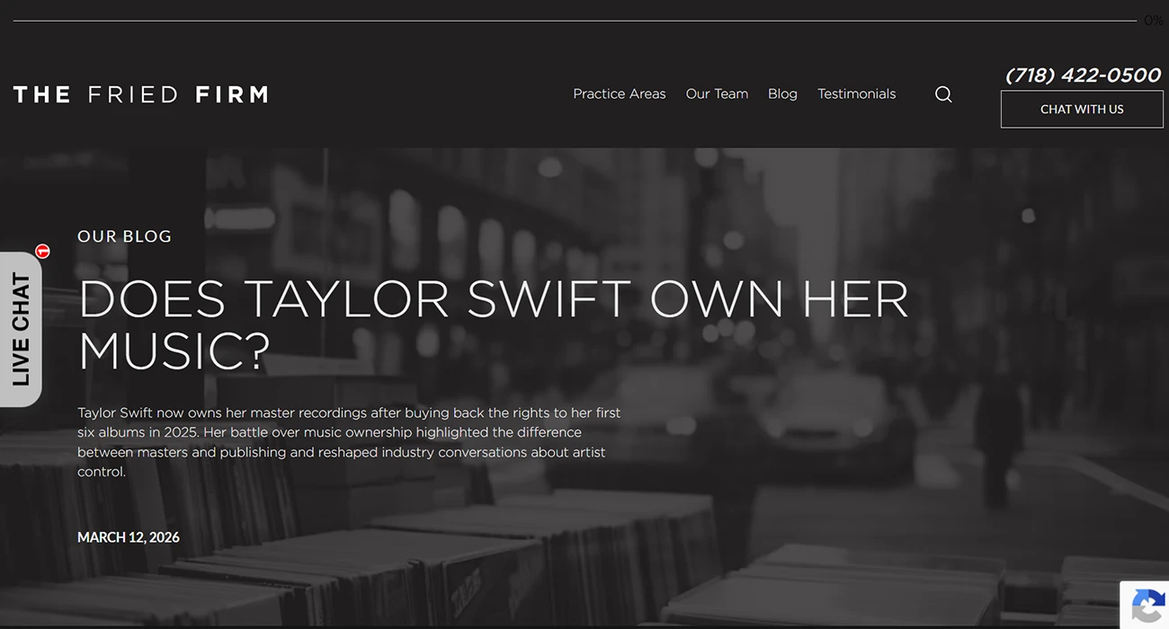 Does Taylor Swift Own Her Music?