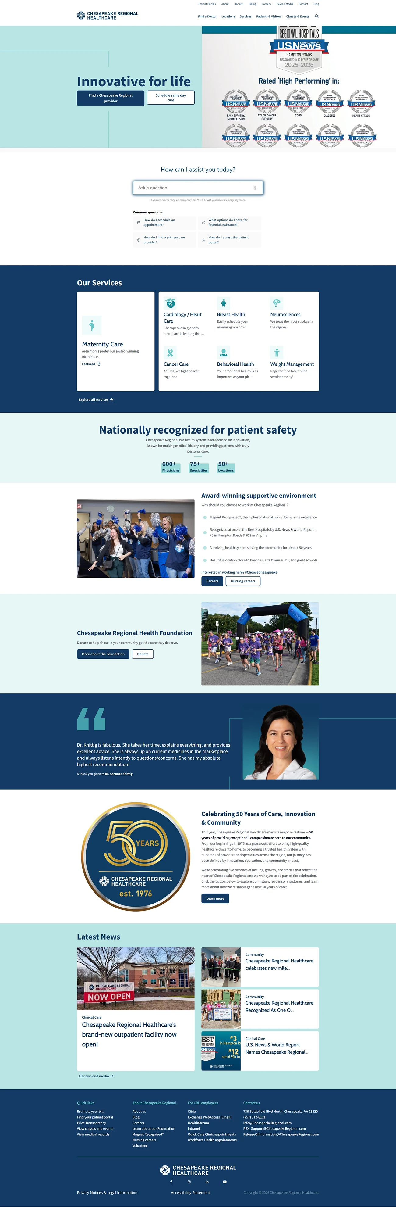 Chesapeake Regional Healthcare: A Phased Digital M