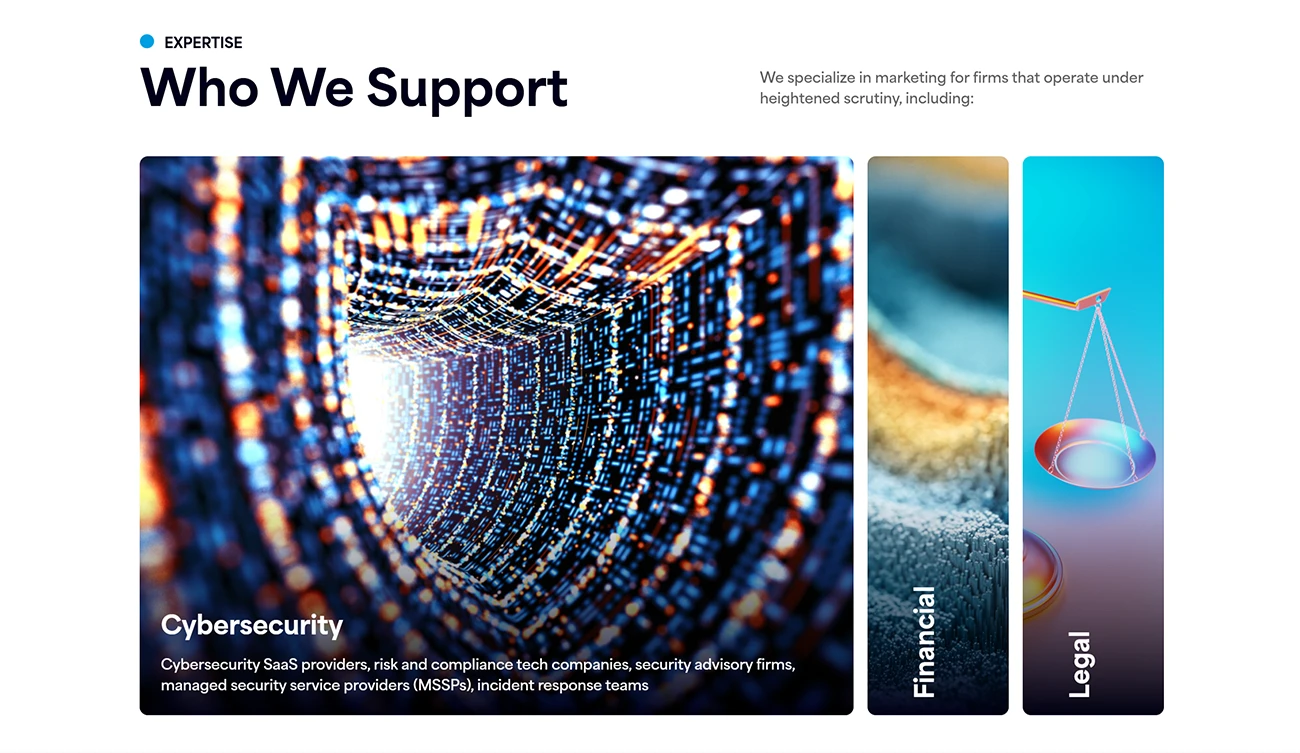 Mischa Communications' Website Redesign by Mischa Communications, Inc., screen 2
