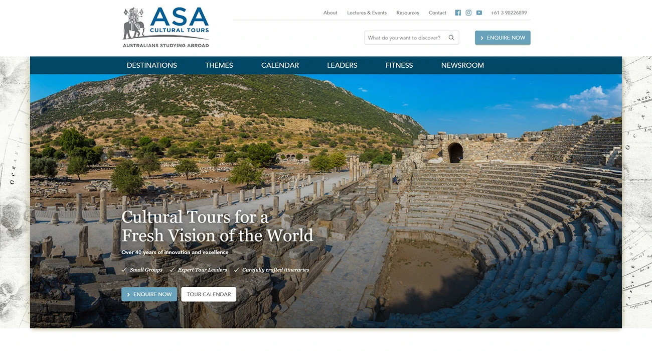 ASA Cultural Tours: 129% Organic Growth by JBE Digital