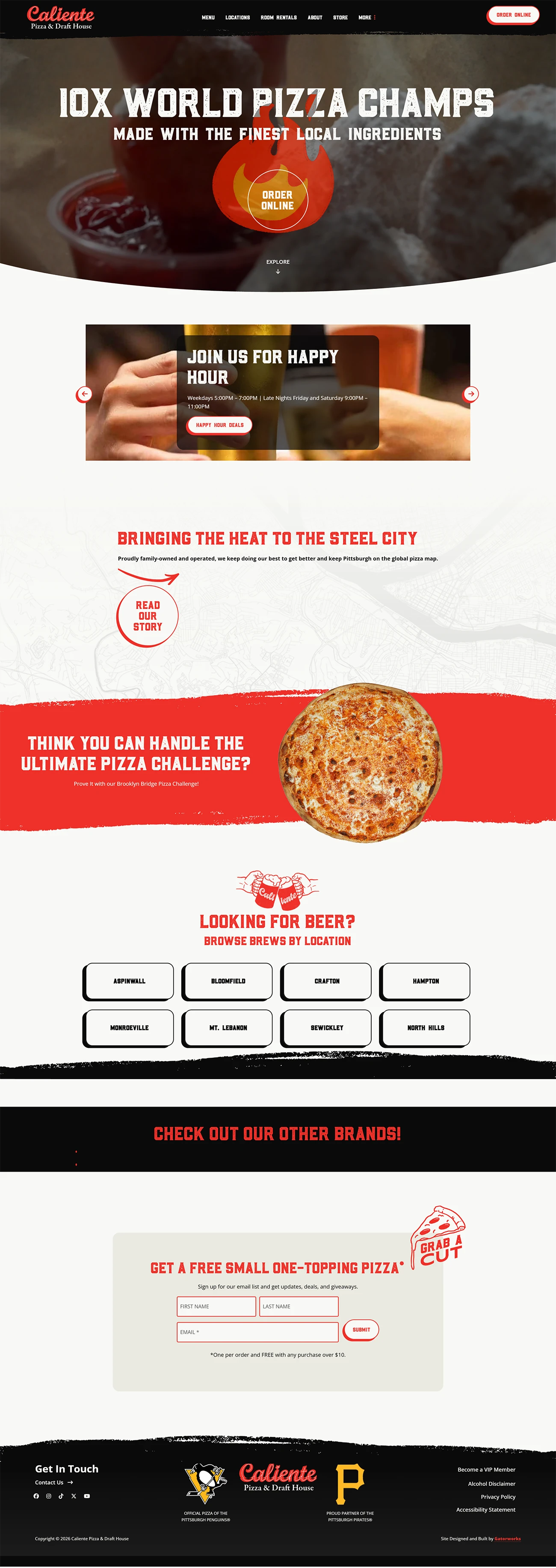 Caliente Pizza & Draft House by Gatorworks