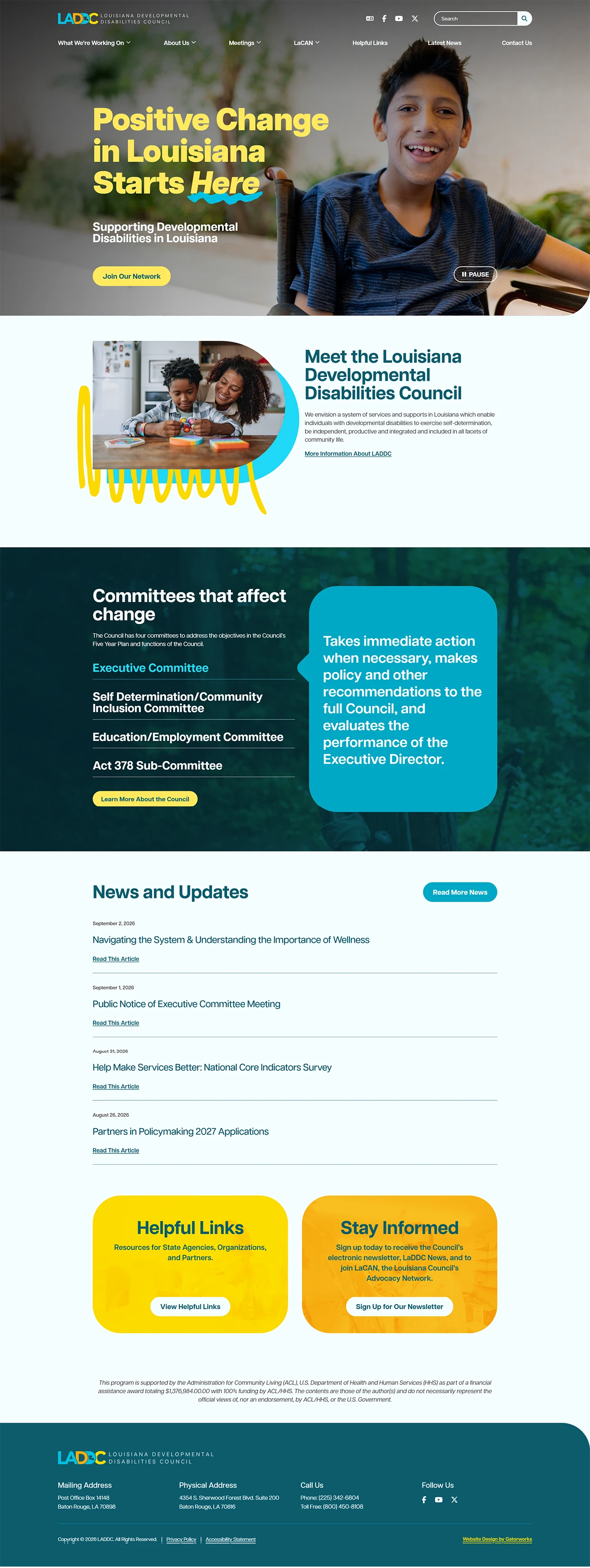 Louisiana Developmental Disabilities Council by Gatorworks