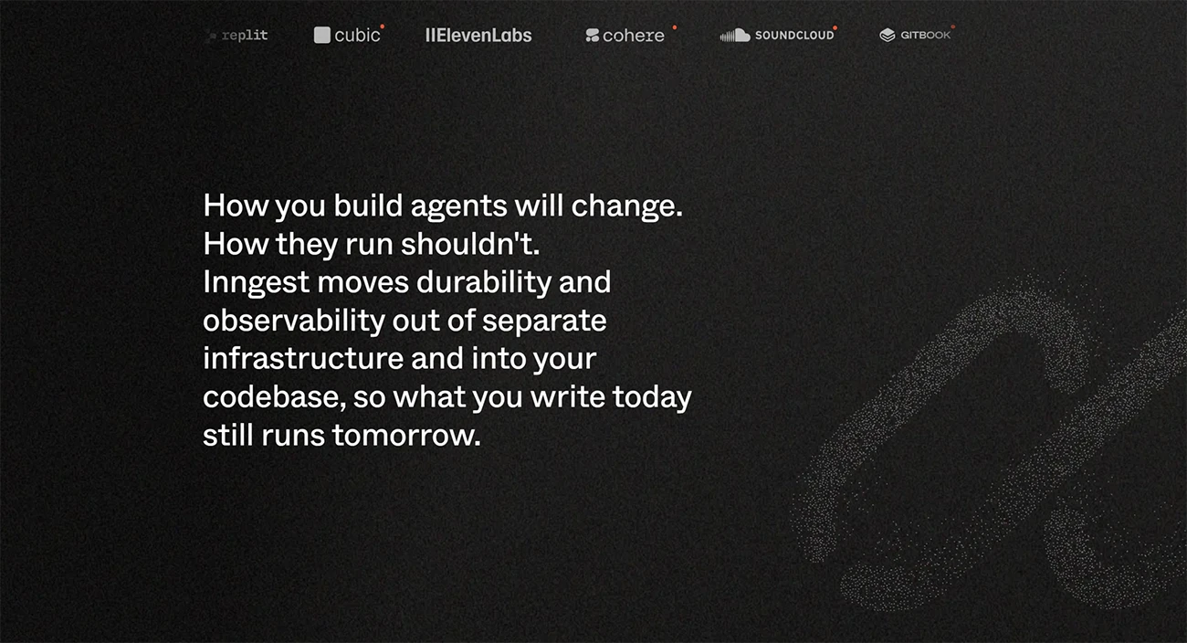 Inngest Developer Platform by Mad Creative Agency, screen 1