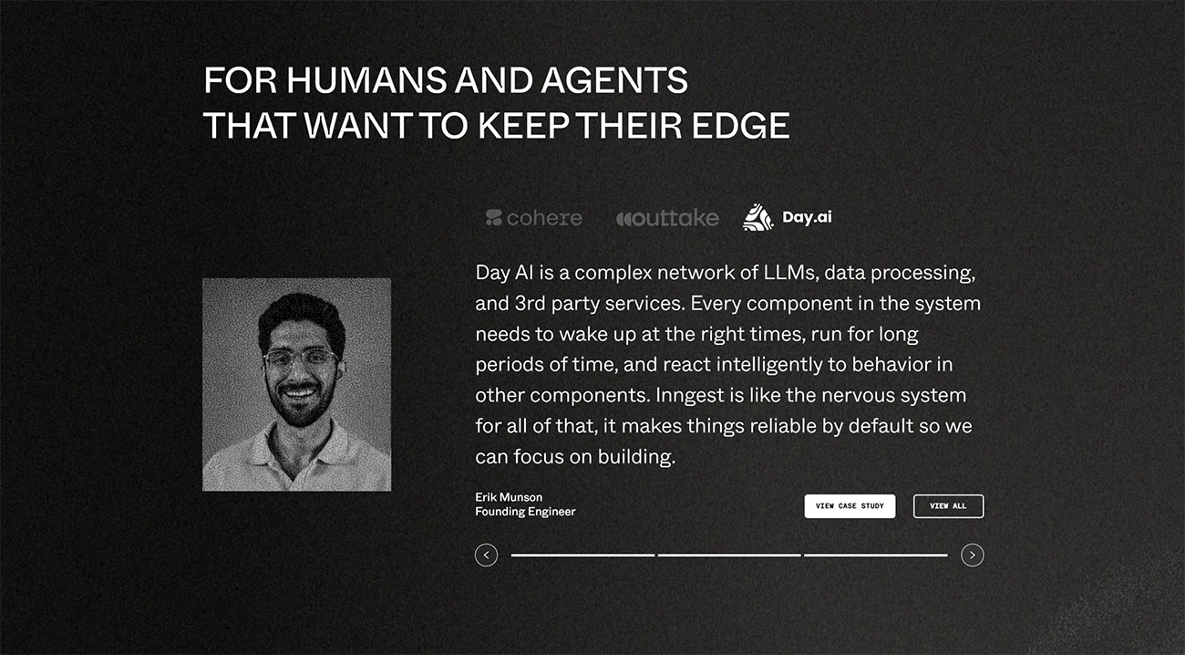 Inngest Developer Platform by Mad Creative Agency, screen 3