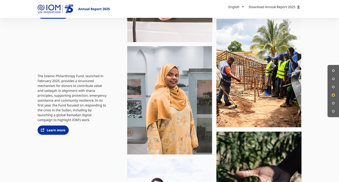 IOM Annual Report 2025 by International Organization for Migration, screen 2