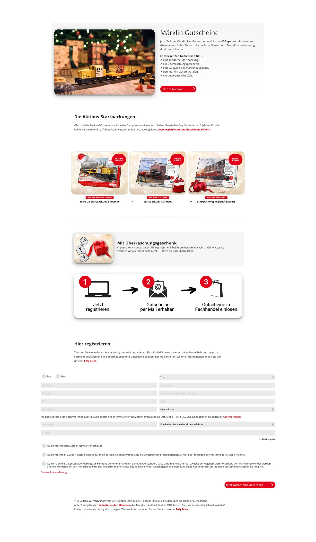 Märklin Winterkampagne by KlickPiloten GmbH