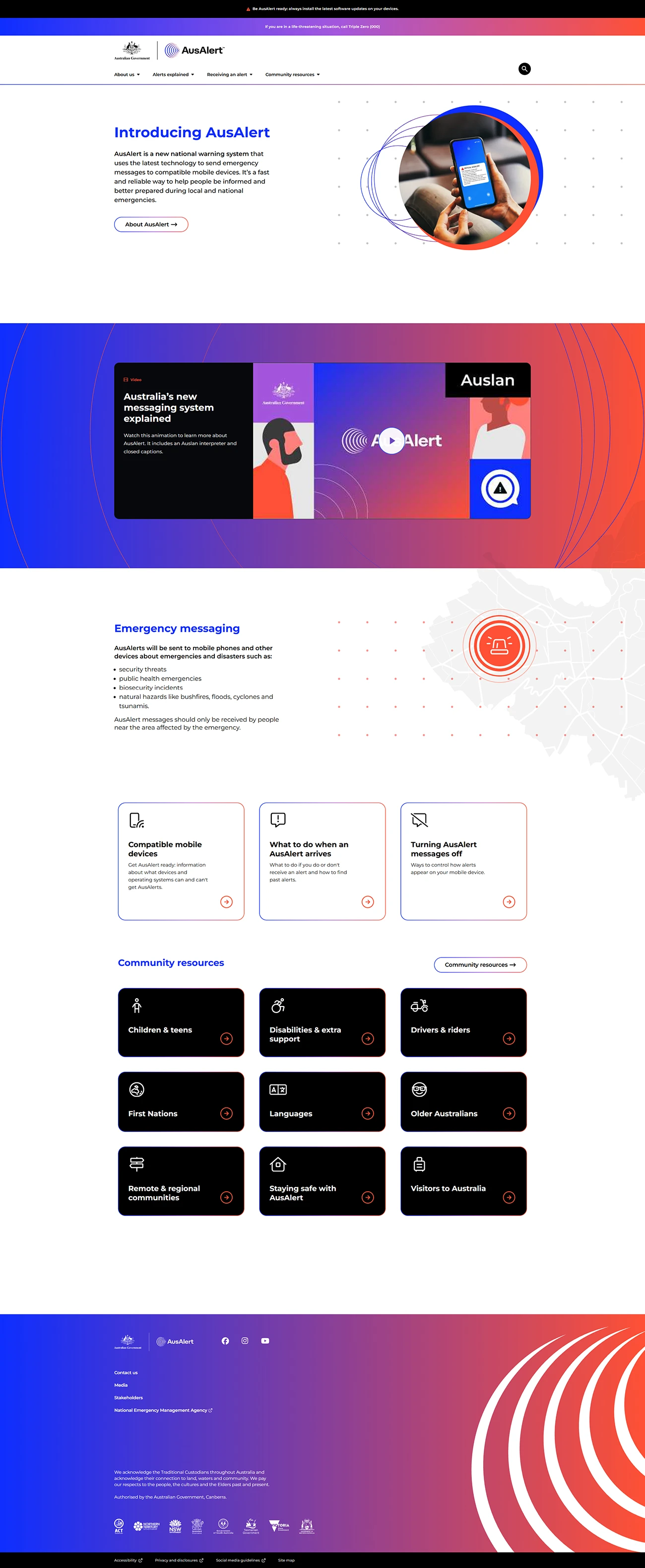 AusAlert Website by Icon Agency