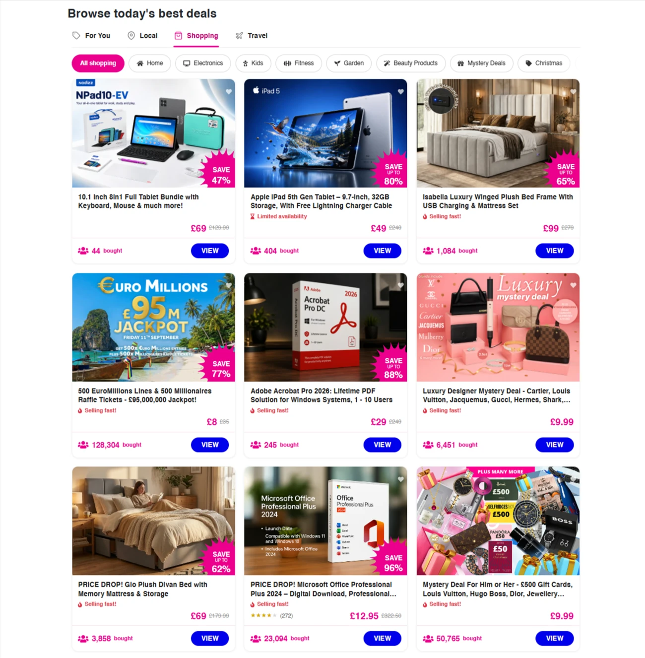 Trust Converts: A Mobile-First Redesign of Wowcher by Orium, screen 1