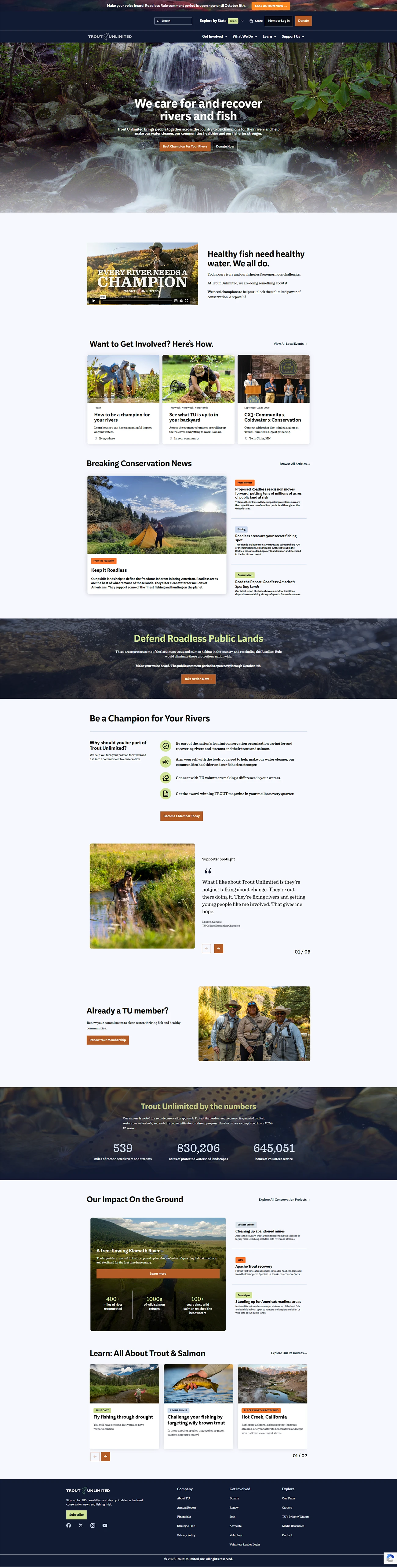 Trout Unlimited by Kanopi Studios