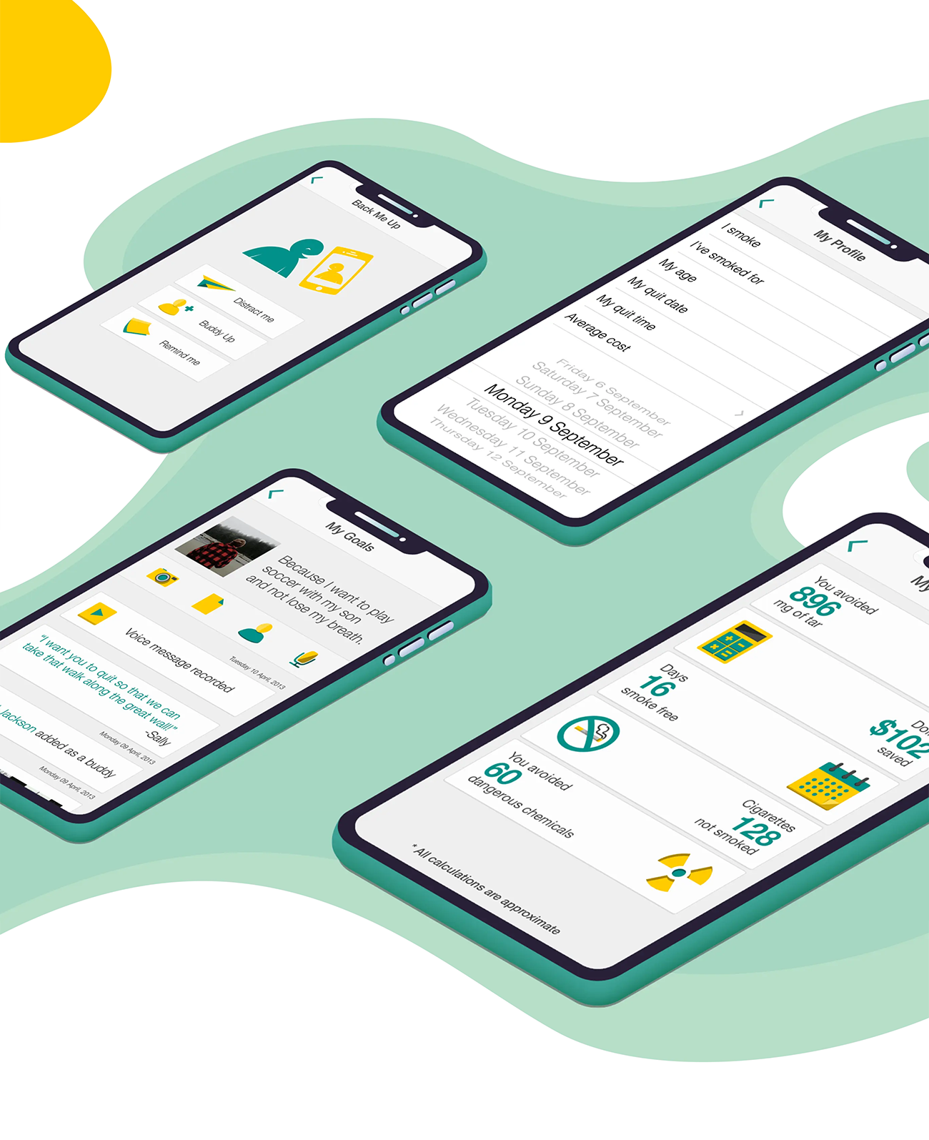 My QuitBuddy: A Free Digital Lifeline for Quitting by Miroma Project Factory, screen 2