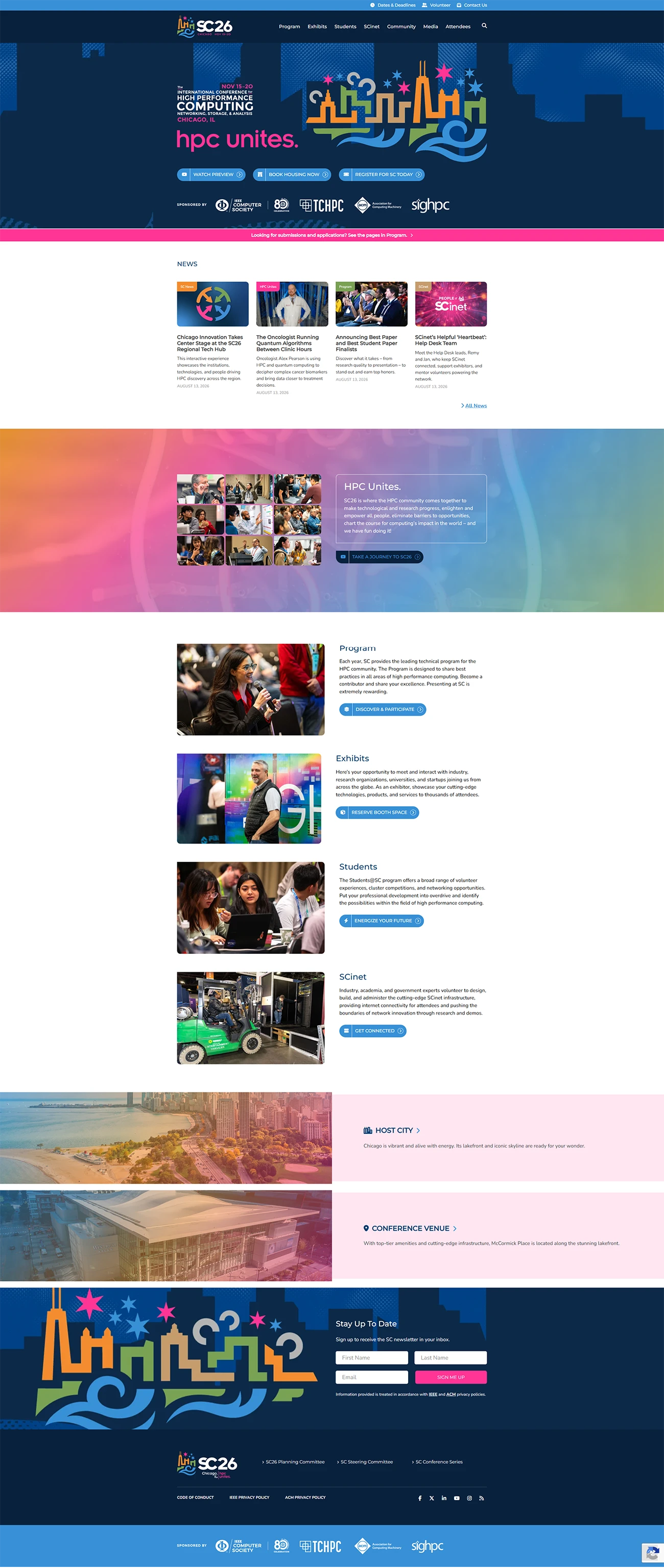 SC26 Supercomputing Conference Site by Q LTD