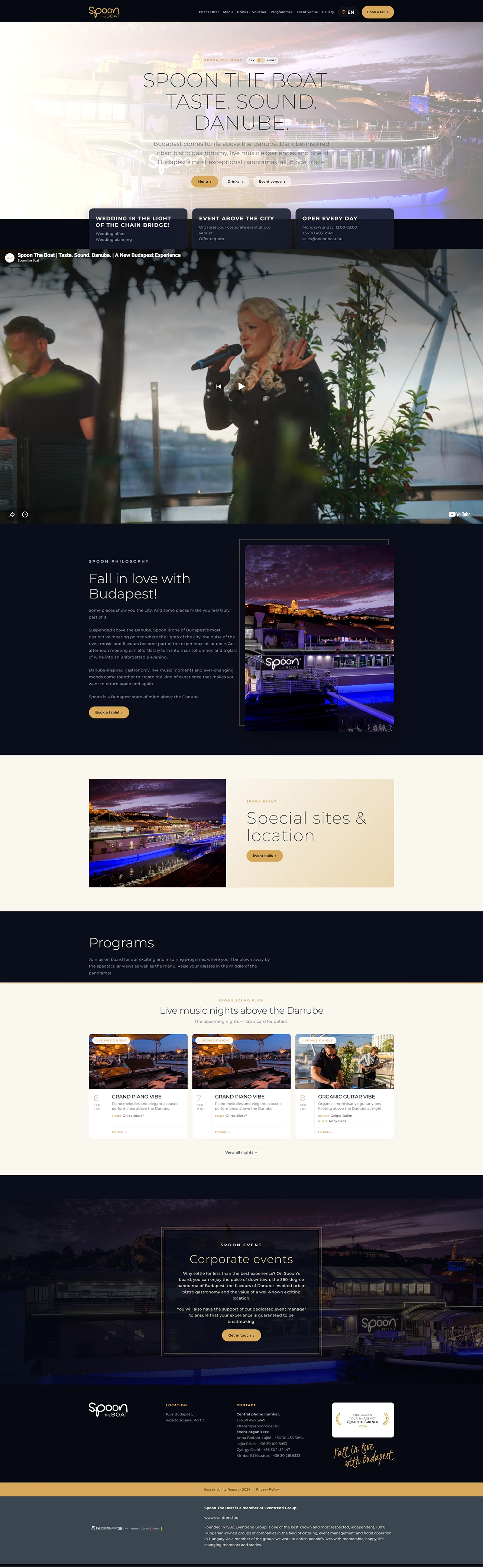Spoon the Boat Website by AUCTORIS agency