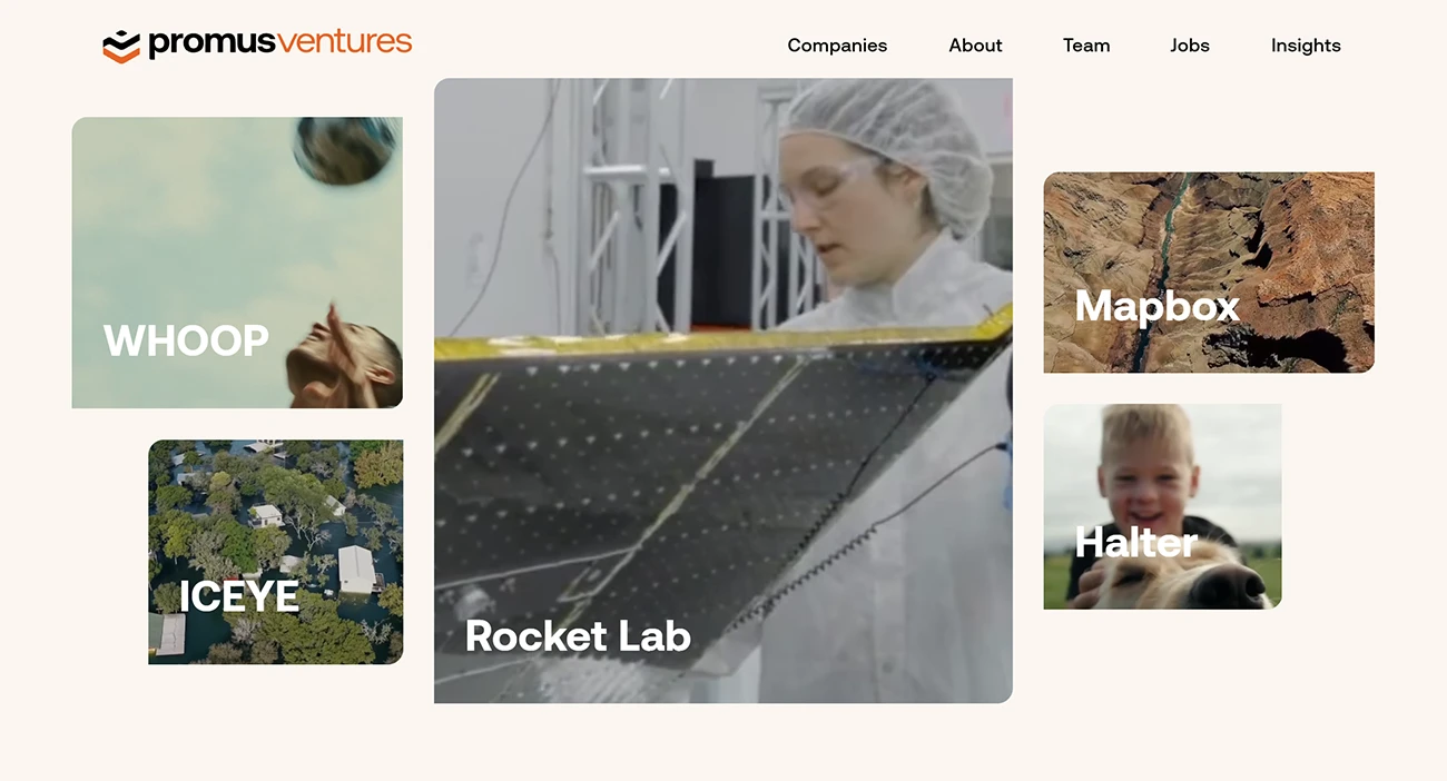 Promus Ventures: Humanizing Deep Tech by 300FeetOut, screen 1