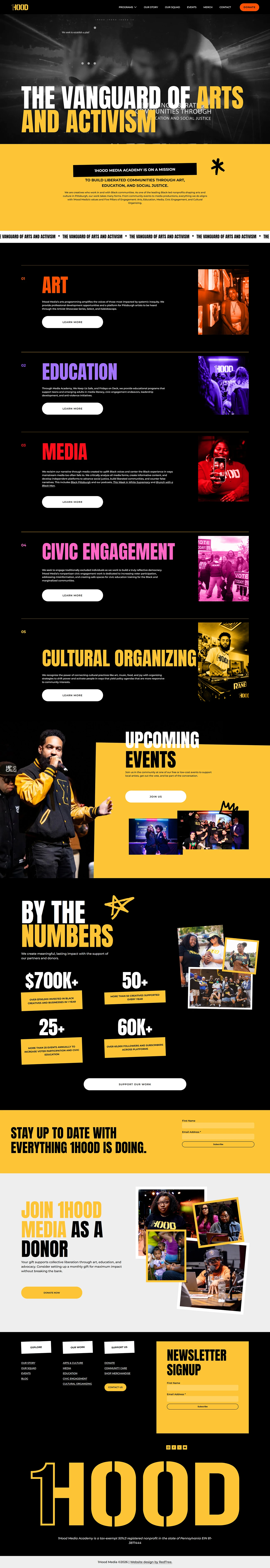 1Hood Media: A Digital Front Door Built By and For the Community by RedTree Web Design