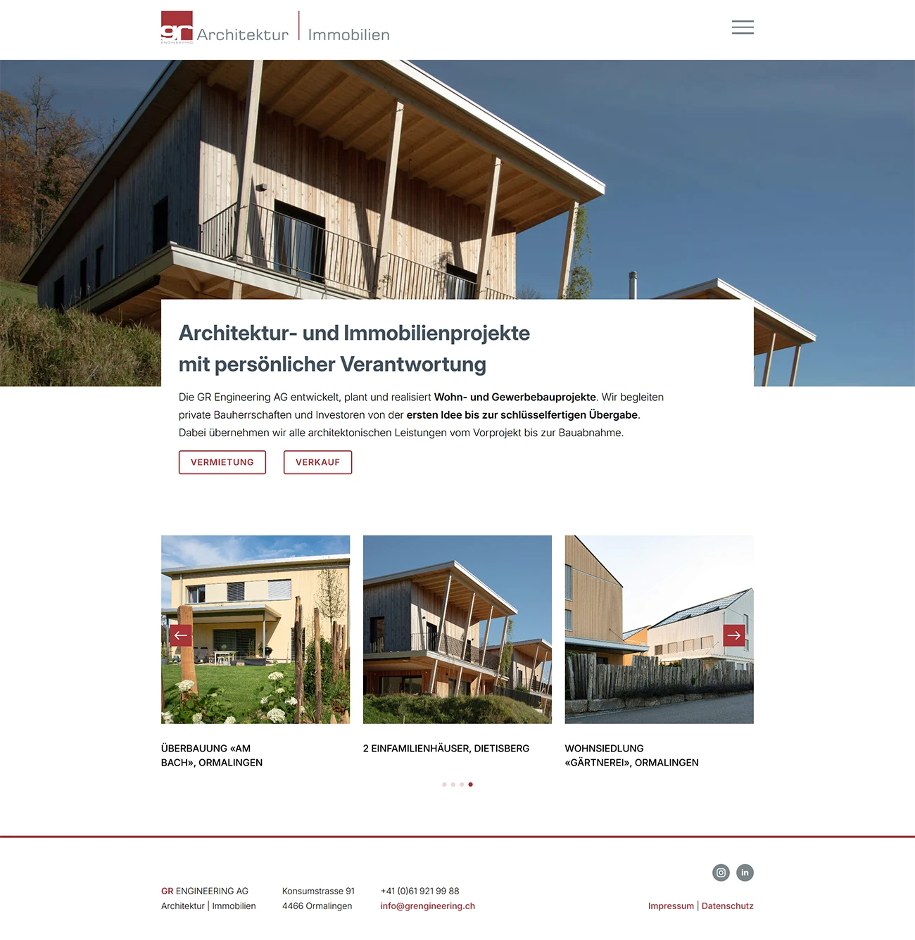 GR Engineering: Architecture Built Around People by Webtimal GmbH