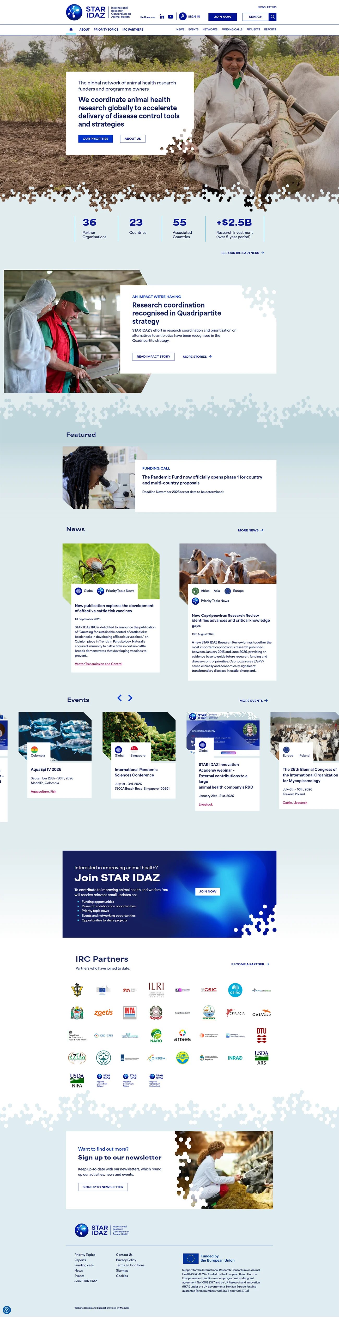 Accelerating Global Animal Health Research by Modular