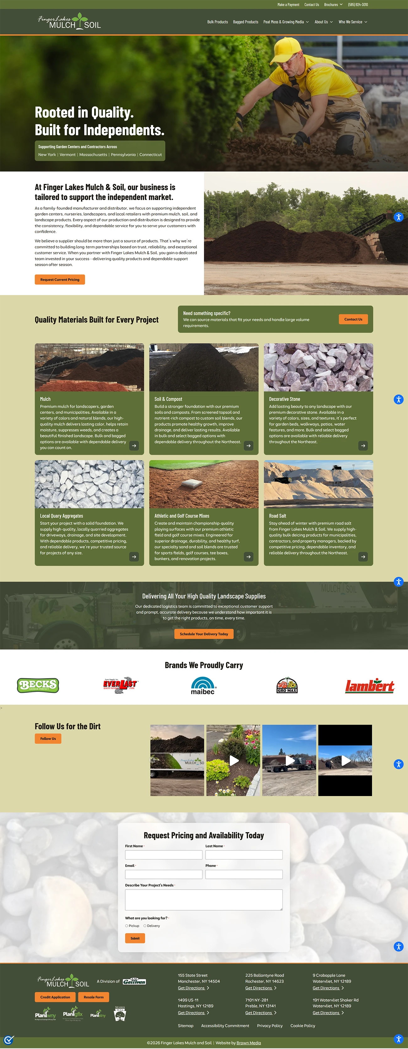 Finger Lakes Mulch and Soil: Built for What's Next by Brawn Media