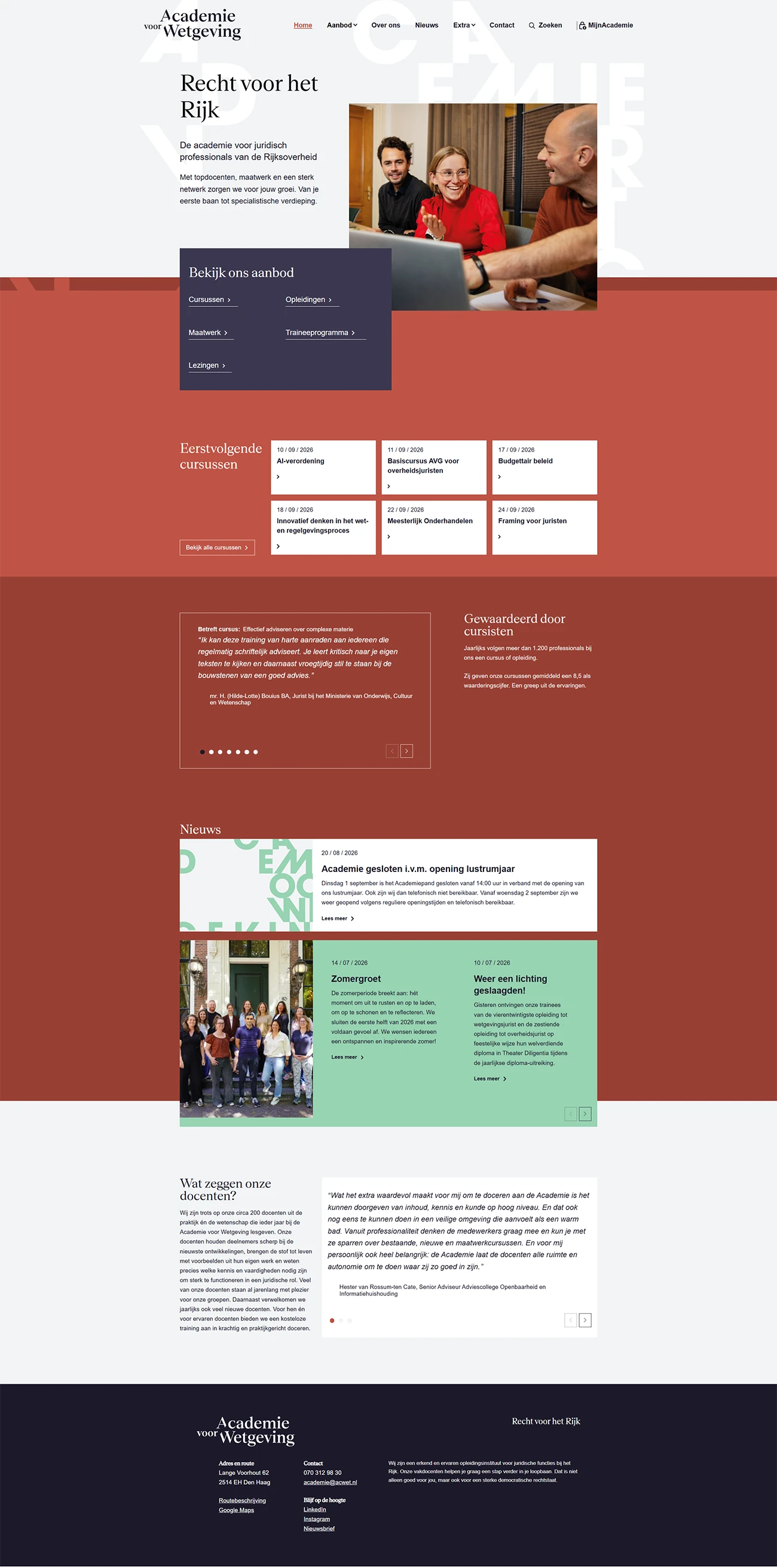 Academie voor Wetgeving (Academy for Legislation) by Ontwerpwerk