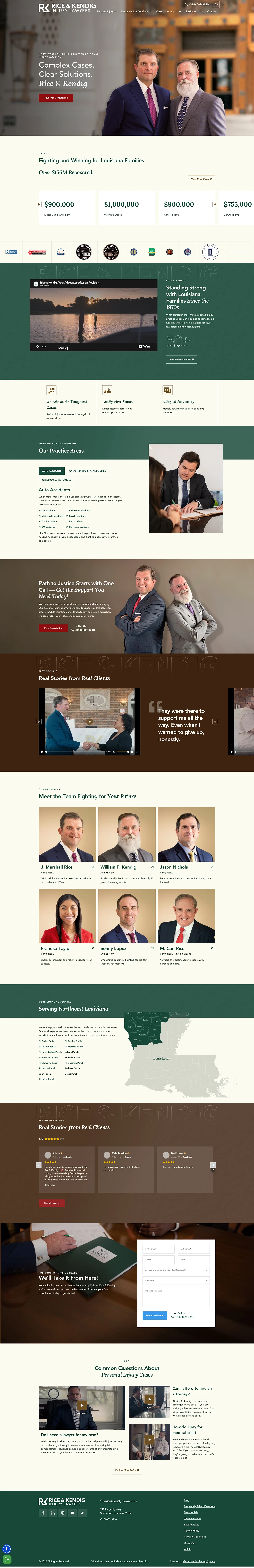 Proof Before Promises: Rice & Kendig's Case-First Website by Grow Law