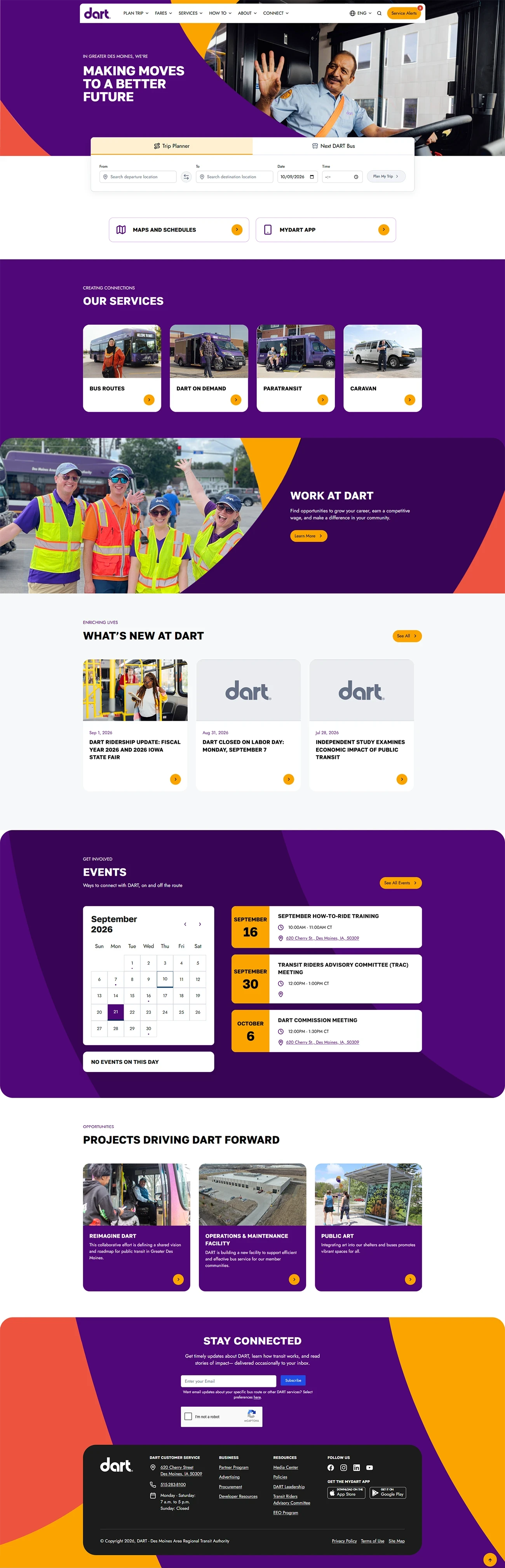Des Moines Area Regional Transit Authority (DART) by Exemplifi