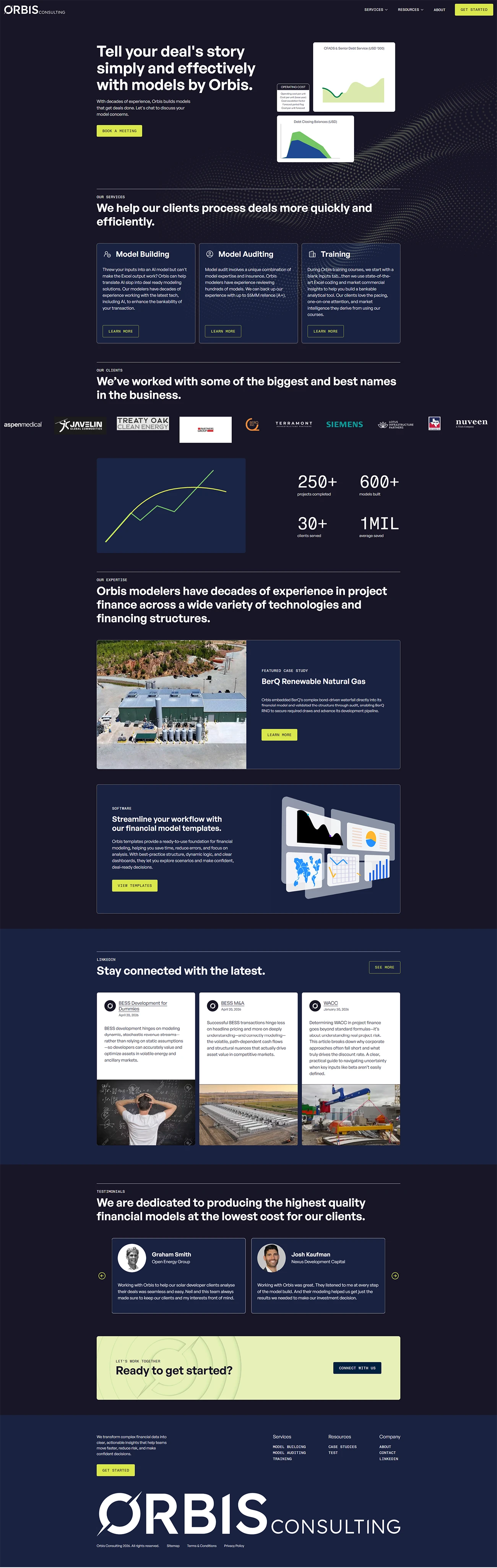 Orbis: Financial Modeling and Project Finance Experts by Avatar New York