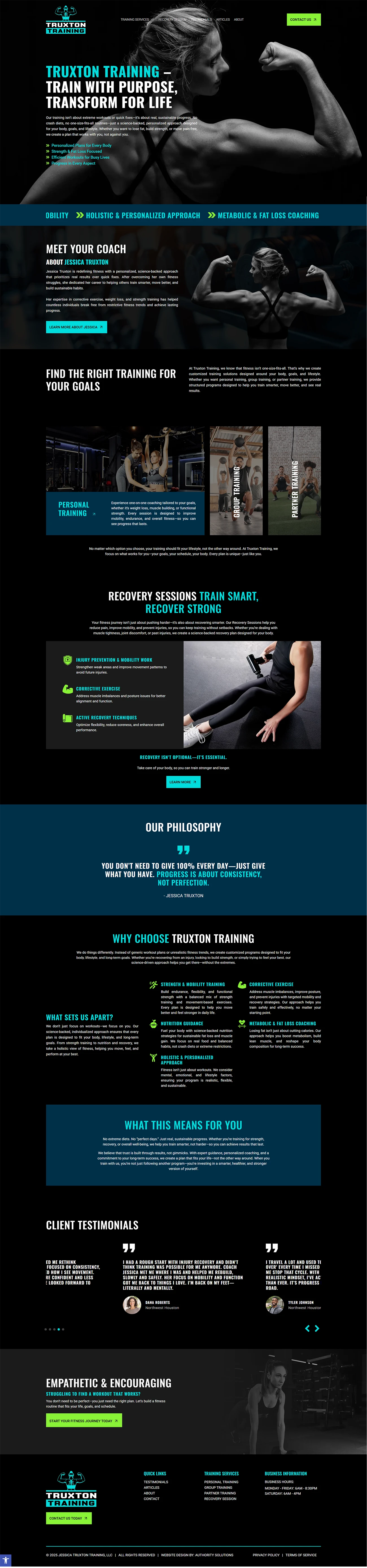 Truxton Training: Smart Training for Every Body by Authority Solutions®