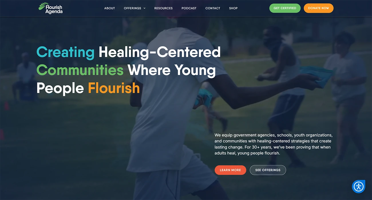 Flourish Agenda Website by Beautifuli Digital