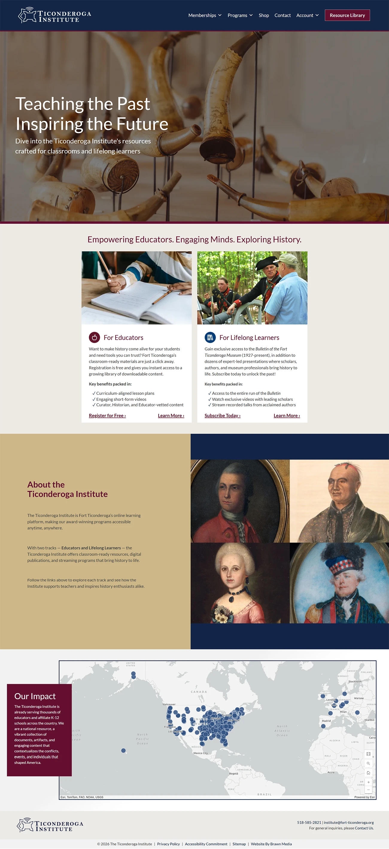 The Ticonderoga Institute by Brawn Media