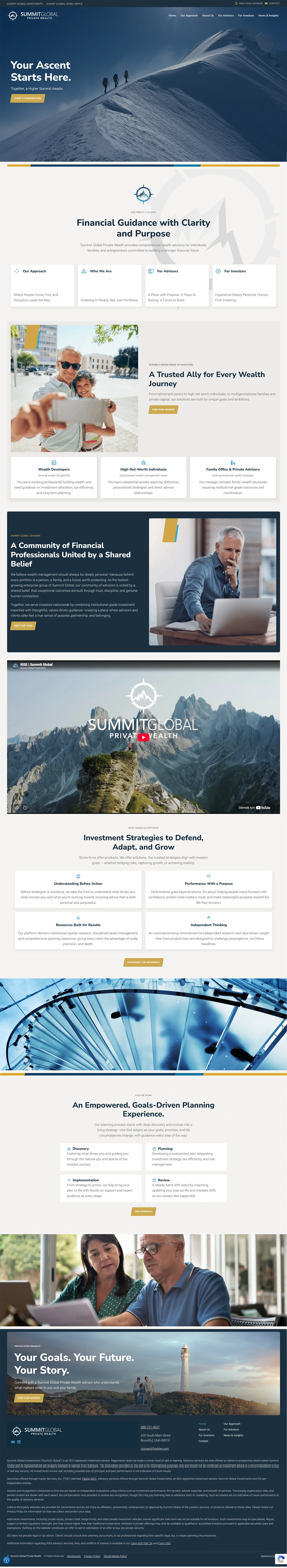 Summit Global Private Wealth Website by SunStar Strategic