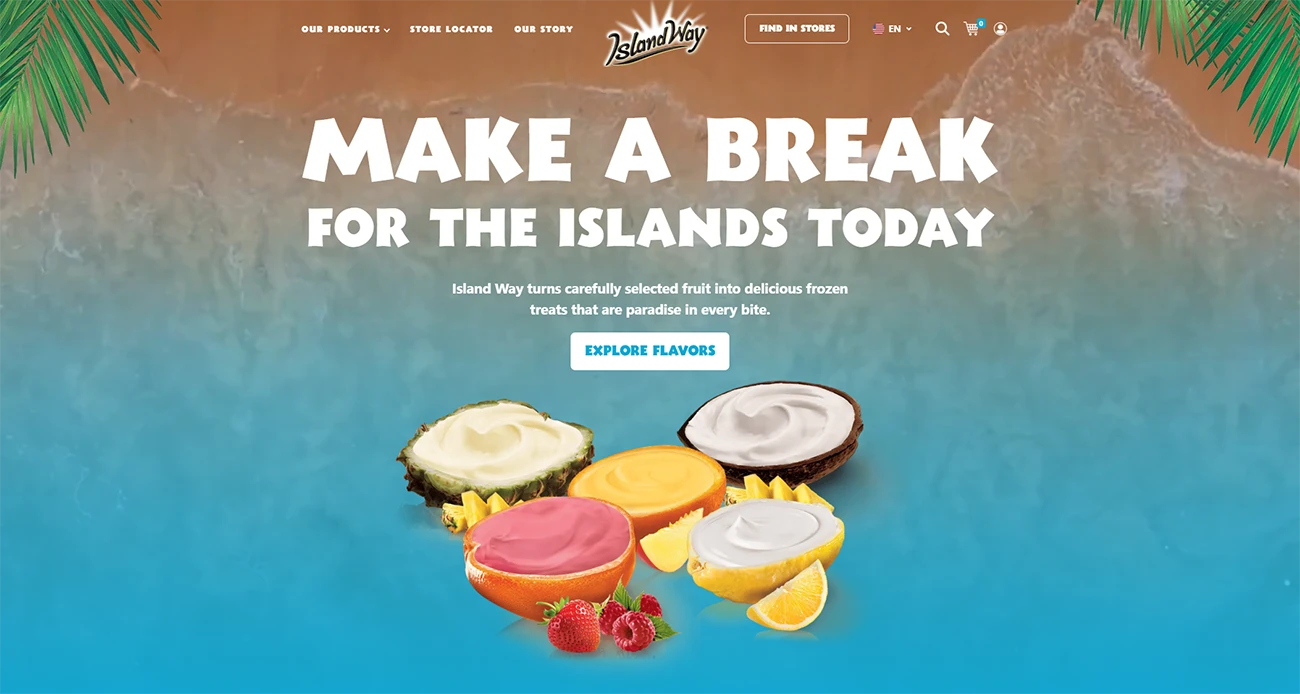 Island Way Website by Magnetic