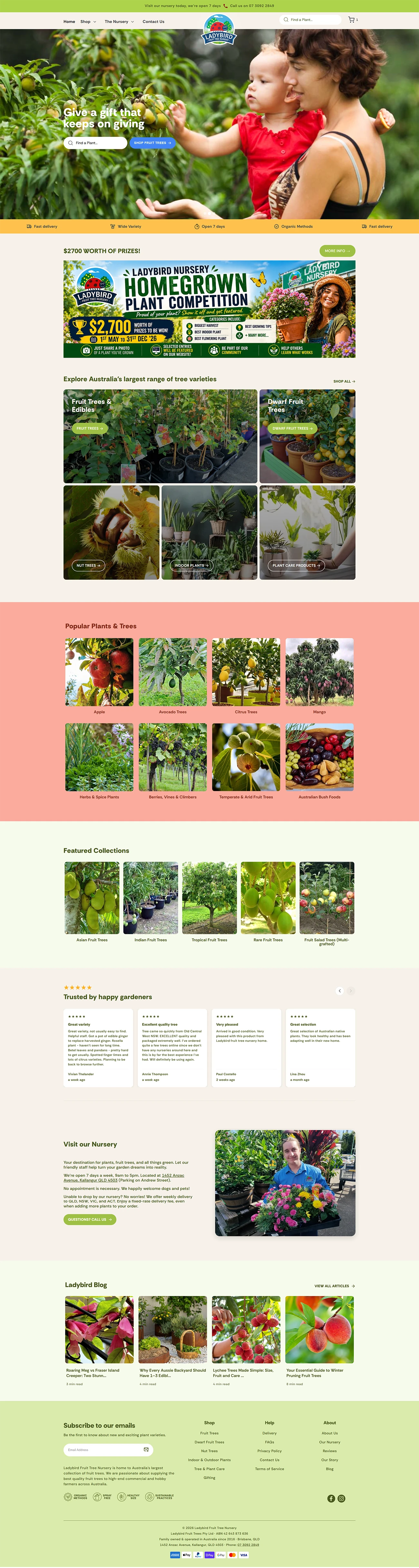Ladybird Fruit Tree Nursery by Greenhat Services