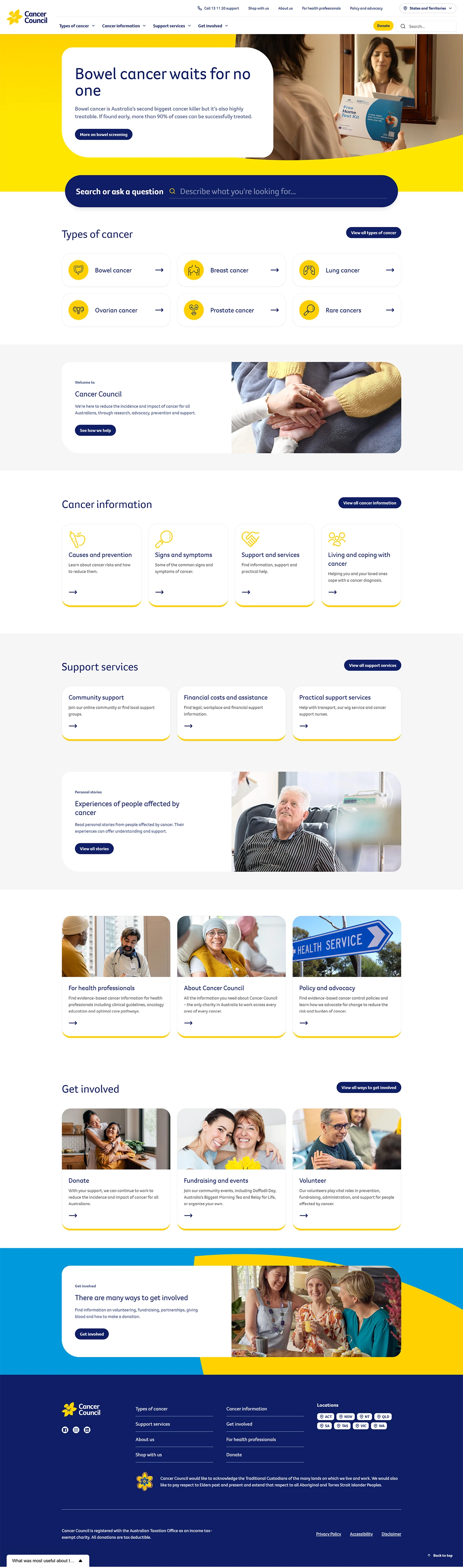 Cancer Council Australia by Luminary