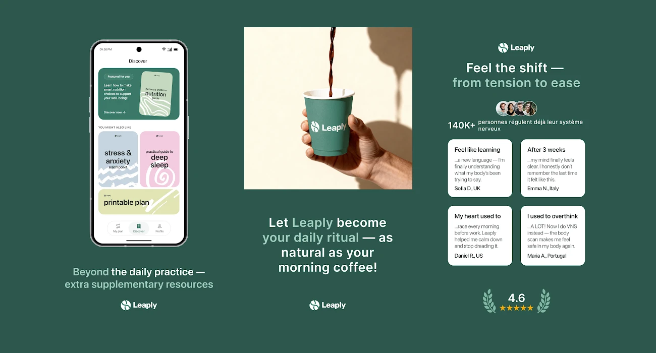 Leaply: Healthy Habits That Fit Your Life, screen 2