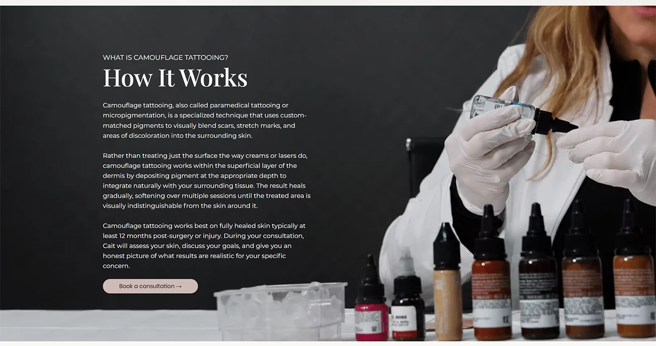 Vital Skin Studio by Big Red Jelly, screen 2