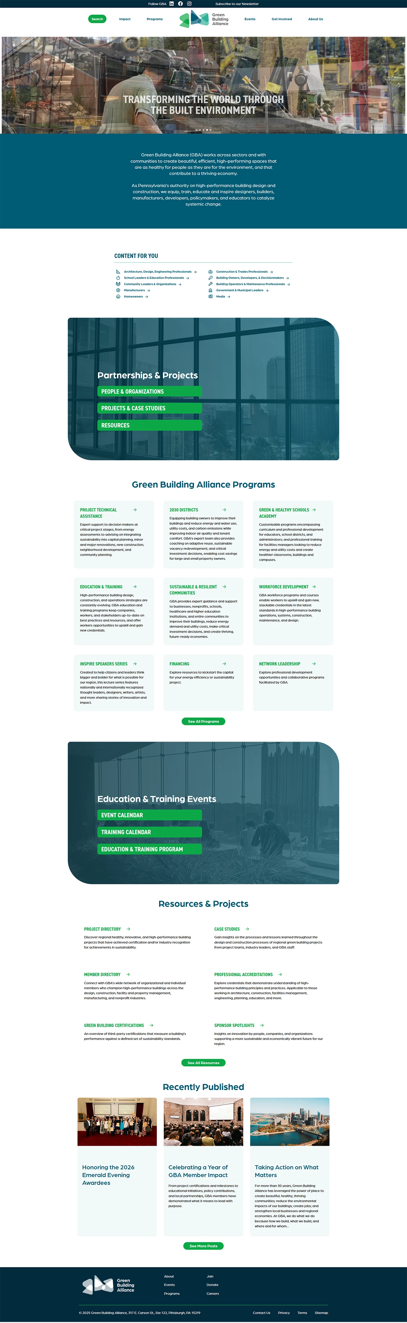Green Building Alliance (GBA) by Shift Collaborative